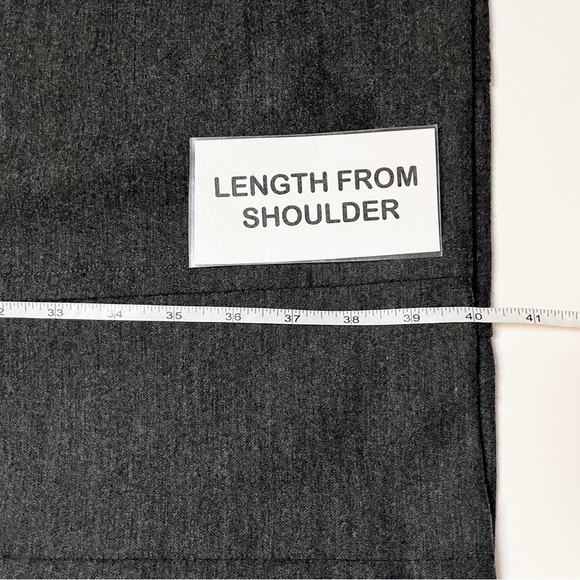 Theory Wool Gevel Dress 4 gray flannel neutral minimalist career work shift - Picture 11 of 14